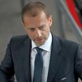 Aleksander Ceferin, președintele UEFA, n-a scăpat ocazia de a-l pune la zid pe Gianni Infantino // FOTO: Getty Images