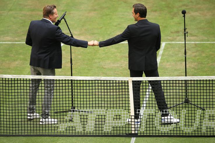 Ralf Weber și Roger Federer în 2023 Foto: Imago Images