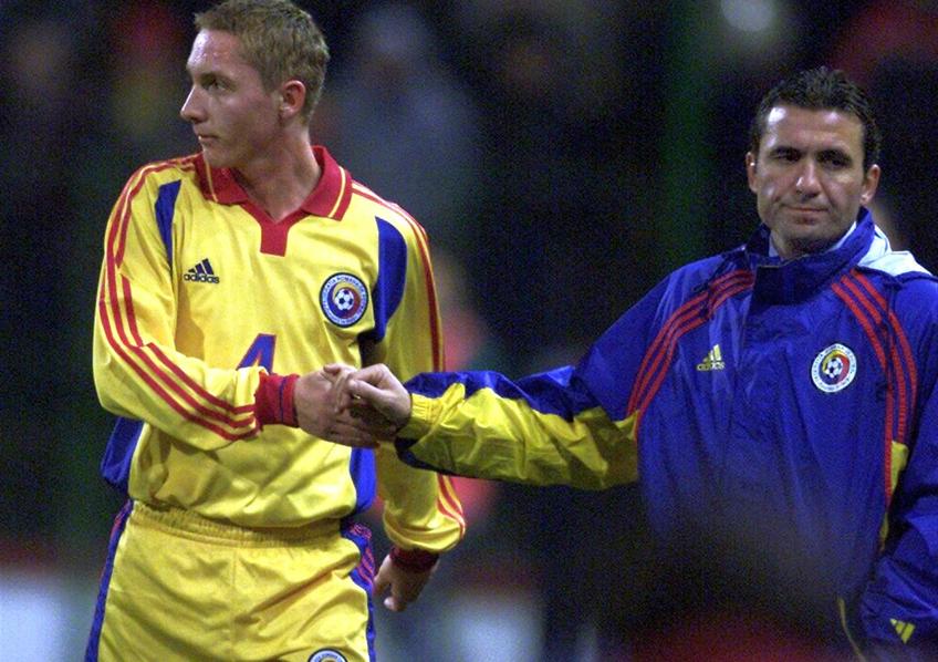 Tiberiu Ghioane și Gheorghe Hagi