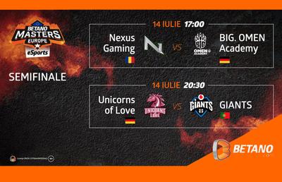 Nexus Gaming joacă azi în semifinalele Betano Masters Europe la CS:GO!