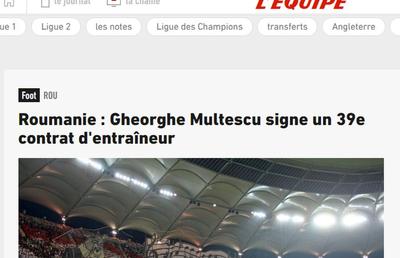 DINAMO. Gigi Mulțescu a ajuns în L'Equipe după ce i-a preluat din nou pe „câini” » Ce au remarcat jurnaliștii francezi