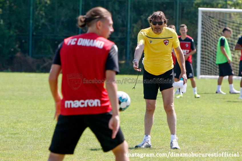 Dario Bonetti a condus azi primul antrenament la Dinamo