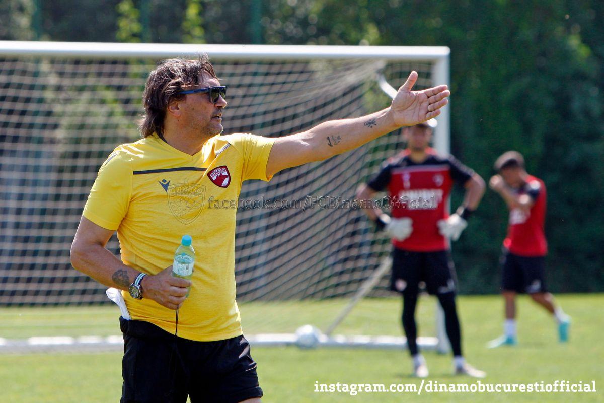 Primul antrenament a lui Dario Bonetti la Dinamo