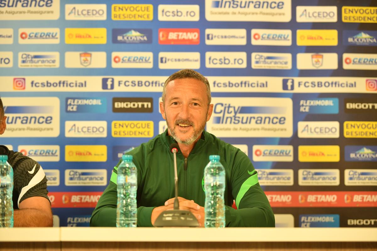 Conferință FCSB:  Dinu Todoran - Mihai Stoica // FOTO: Cristi Preda