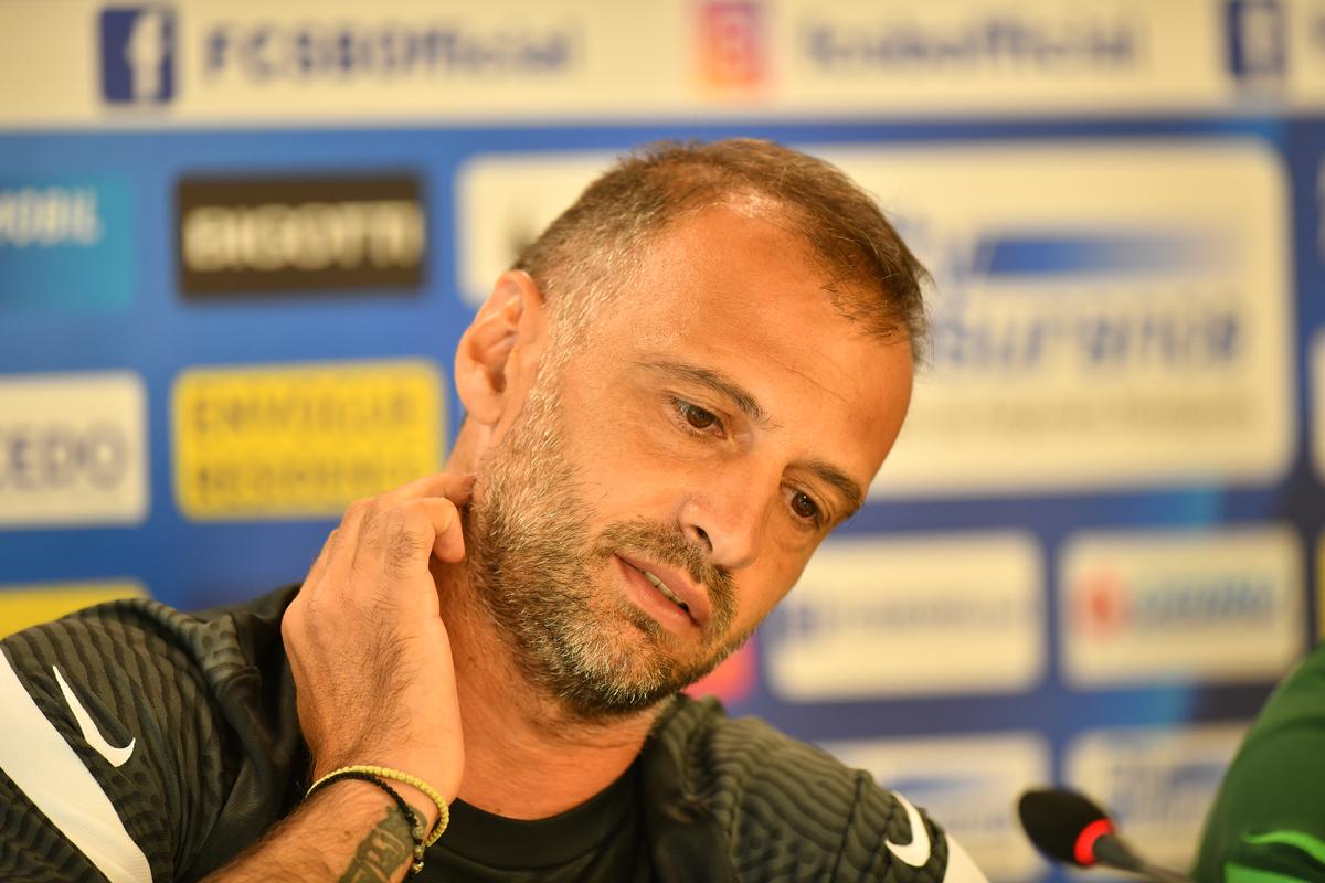 Conferință FCSB:  Dinu Todoran - Mihai Stoica // FOTO: Cristi Preda