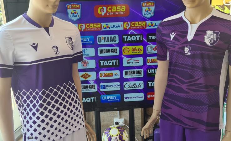 FC Argeș și-a prezentat noile echipamente / Sursă foto: Facebook FC Argeș