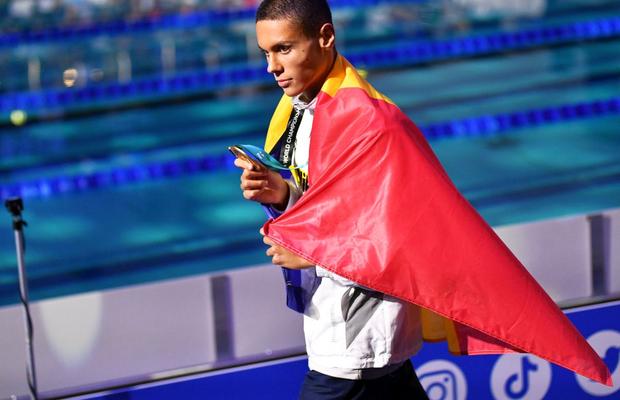 Mesajul lui Cesar Cielo, după ce David Popovici a fost la 7 sutimi să-i doboare recordul mondial: „Îmi provoci atacuri de acord”