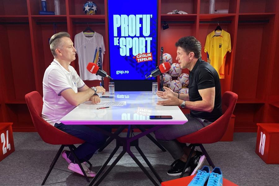 Studioul podcastului are aspectul unui vestiar Gică Popescu, primul invitat la podcastul GSP „Profu' de Sport”: „Marea problemă a fotbalului românesc e lipsa curajului!”