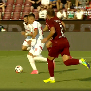 Golul lui Cîrjan în CFR Cluj - Dinamo