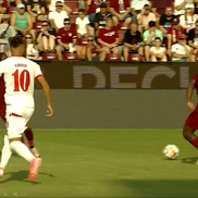 Golul lui Cîrjan în CFR Cluj - Dinamo