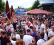 Spectacol pe străzile Berlinului înainte de Spania - Anglia