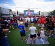 Spectacol pe străzile Berlinului înainte de Spania - Anglia