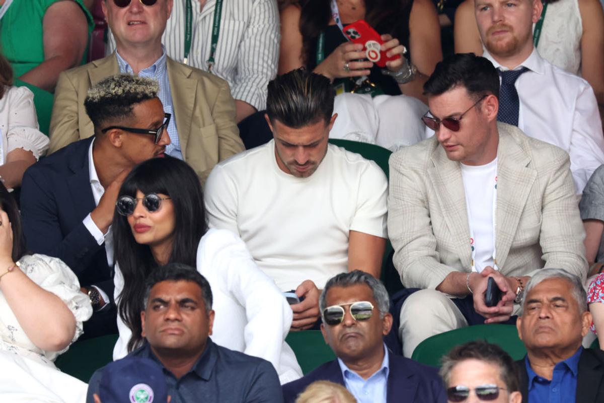 Jack Grealish, în tribune la finala Wimbledon dintre Novak Djokovic și Carlos Alcaraz