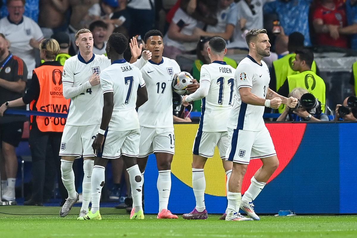 Golul lui Palmer în Spania - Anglia, finala EURO 2024