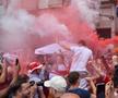 Suporterii au creat o atmosferă de zile mari în ziua meciului Spania - Anglia, care se va juca începând cu ora 22:00, în finala Campionatului European din Germania. / foto: Imago Images