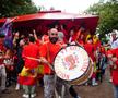 Spectacol pe străzile Berlinului înainte de Spania - Anglia