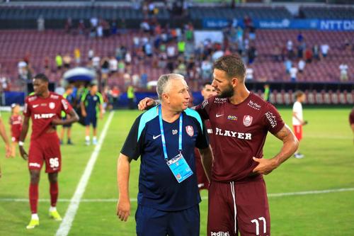 Dan Petrescu, alături de Panagiotis Tachtisidis/ foto Ionuț Iordache (GSP)