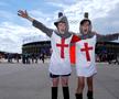 Spectacol pe străzile Berlinului înainte de Spania - Anglia