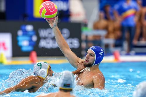 Francesco Iudean (dreapta), cel mai bun jucător al României în victoria cu Africa de Sud/Foto: Imago Images