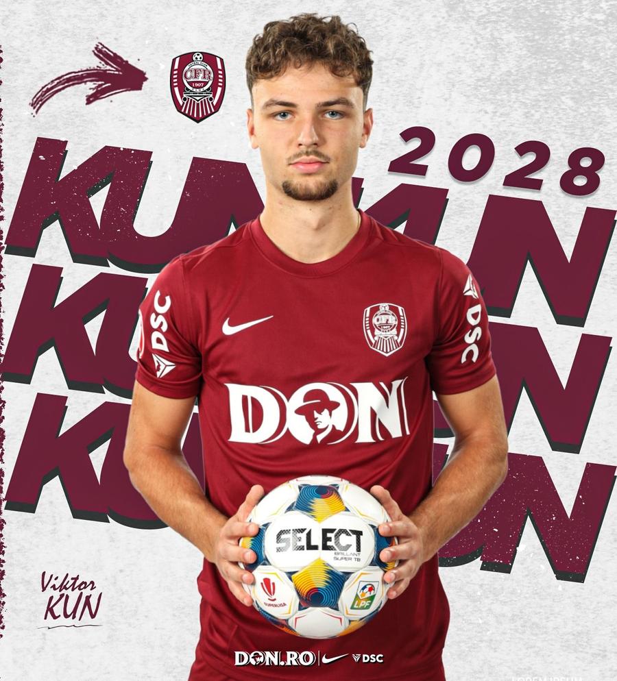 Și-a prelungit contractul, la o zi după debutul la CFR Cluj