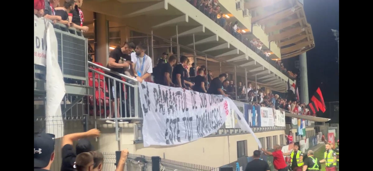 Scandal imens la meciul Csikszereda - Dinamo, de la Miercurea Ciuc