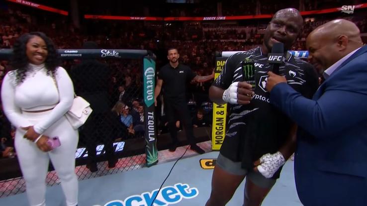 Derrick Lewis, glumă după victoria din UFC