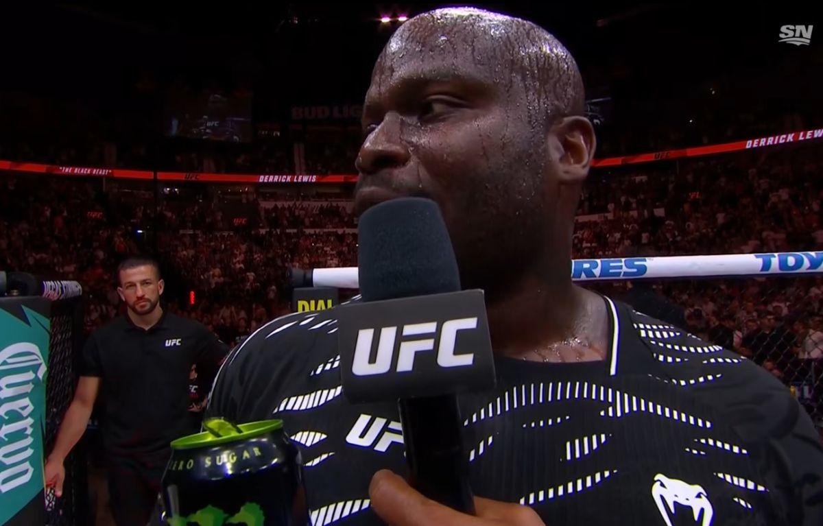 Derrick Lewis a făcut asistența să râdă, după victoria din UFC cu Tallison Teixeira