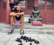 Victor Wembanyama, superstarul NBA, a devenit călugăr războinic la un templu Shaolin din China/Foto: Instagram (Wemby)