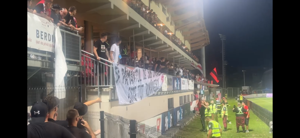 Scandal imens la meciul Csikszereda - Dinamo, de la Miercurea Ciuc