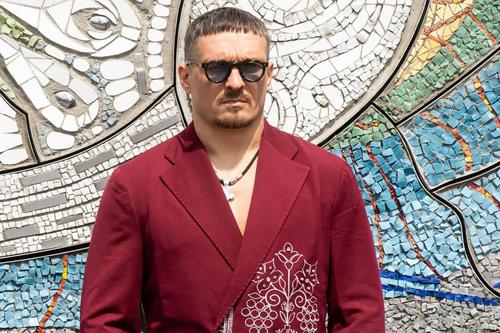 Oleksandr Usyk, în Trafalgar Square/Foto: Imago Images