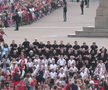 Naționala Norvegiei, primită de familia regală și de 100.000 de suporteri la Oslo