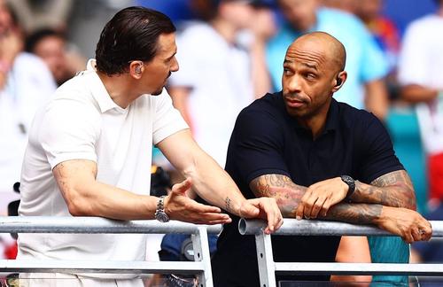 Henry și Zlatan, în tribunele Mondialului / FOTO: Imago