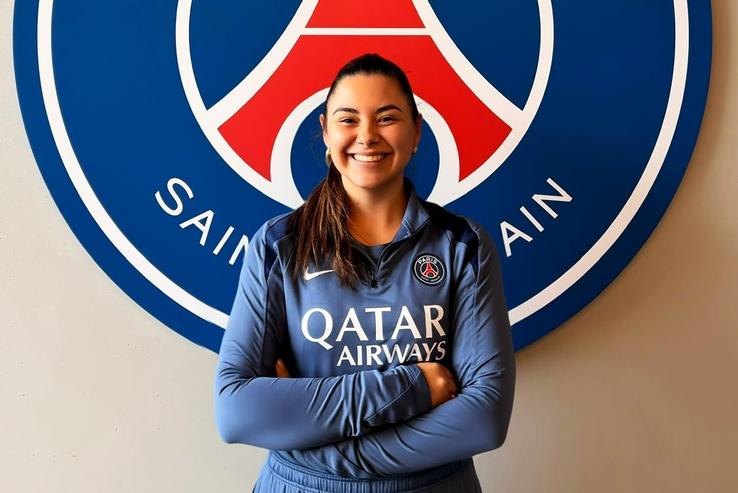 Paula Oniță în complexul ultramodern al PSG-ului / Sursă foto: Facebook&Instagram