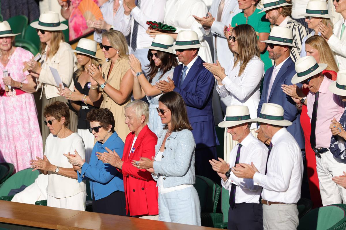 Simona Halep și Dorin Mateiu, în loja regală la Wimbledon! Imagini de la finala de sâmbătă