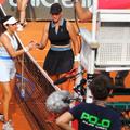 Miriam Bulgaru și Elena Pridankina la Unicredit Iași Open Foto: Roxana Fleșeru