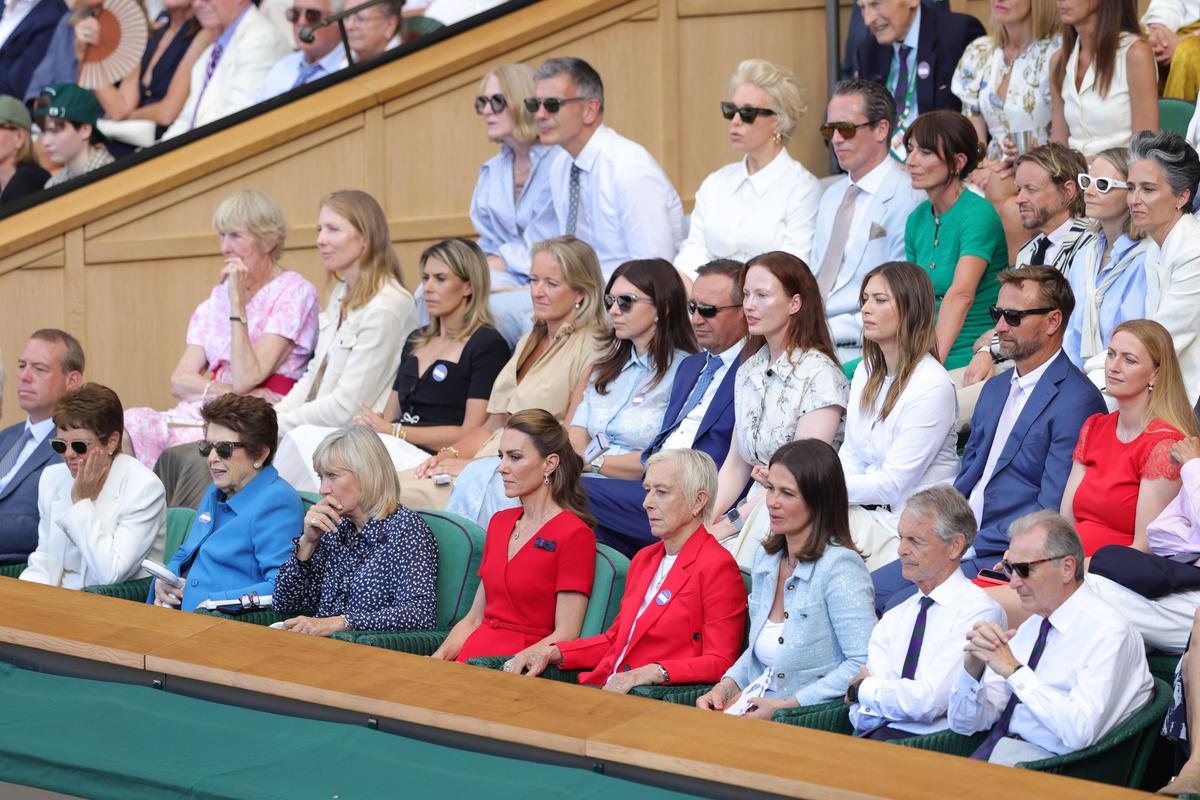 Simona Halep și Dorin Mateiu, în loja regală la Wimbledon! Imagini de la finala de sâmbătă