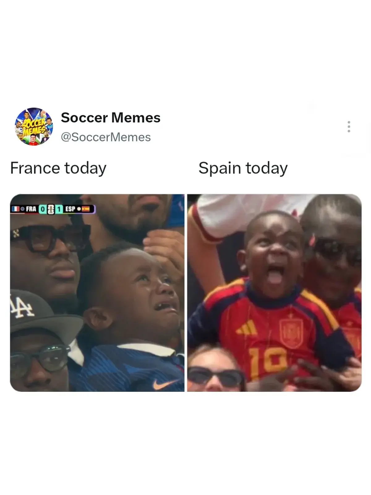 Meme-uri după Franța - Spania, în semifinalele Mondialului // foto: X