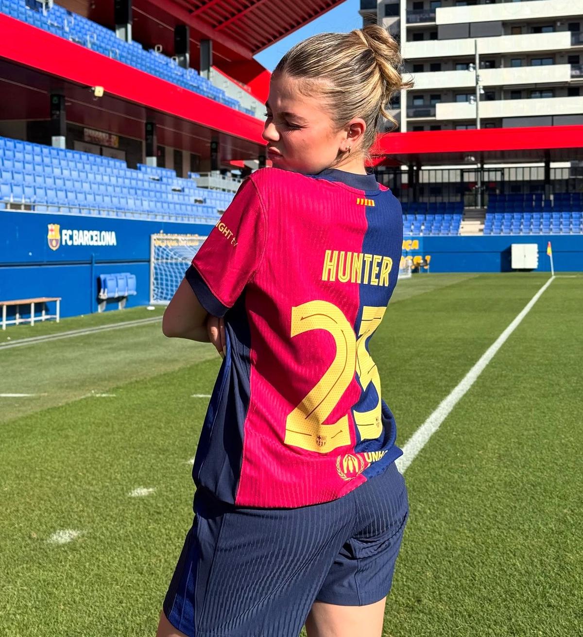 Martina Hunter, fosta iubită a lui Ferran Torres