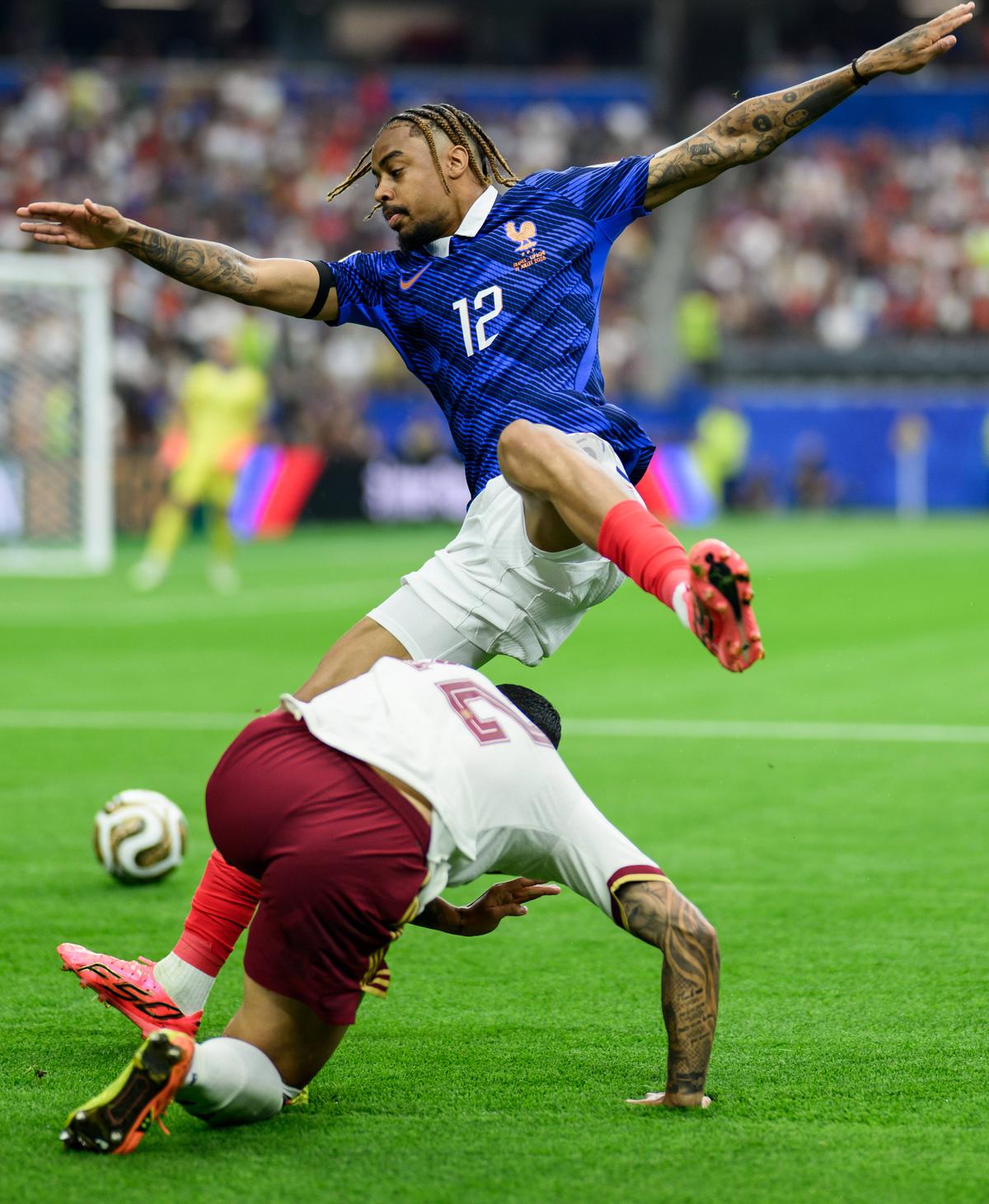 Imagini de la semfinala Franța - Spania de la Campionatul Mondial // foto: Imago