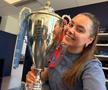 Paula Oniță în complexul ultramodern al PSG-ului / Sursă foto: Facebook&Instagram