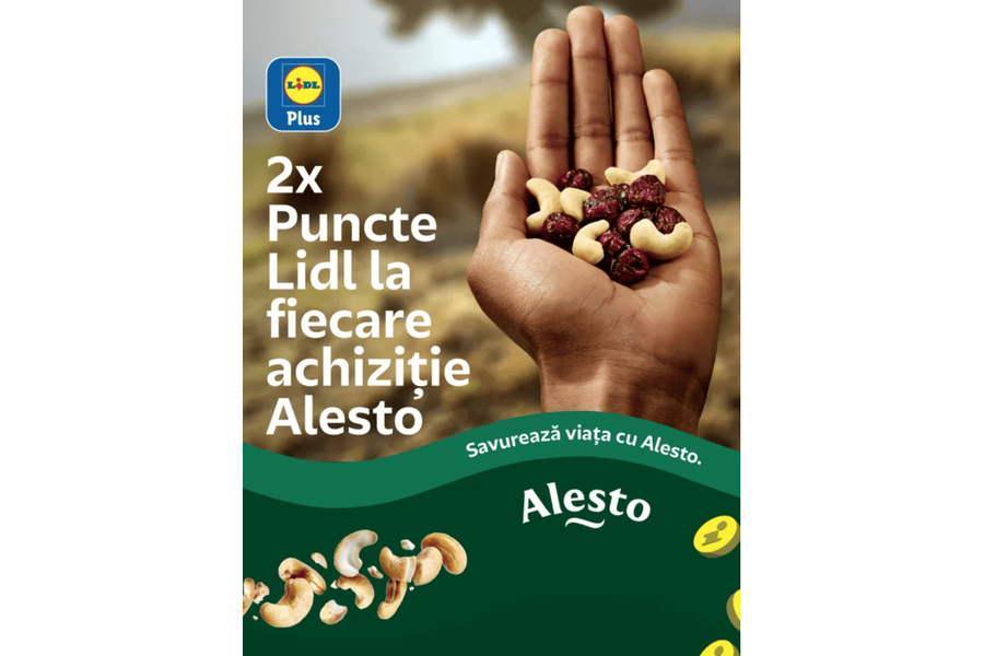 Savurează viața cu Alesto de la Lidl și primește de două ori mai multe Puncte Lidl în Lidl Plus!