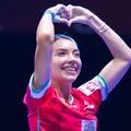 Bernadette Szocs, decisivă în victoria echipei pentru care evoluează în India/Foto: X (Ultimate Table Tennis)