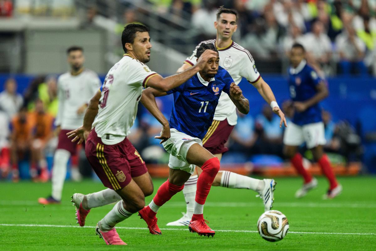 Imagini de la semfinala Franța - Spania de la Campionatul Mondial // foto: Imago