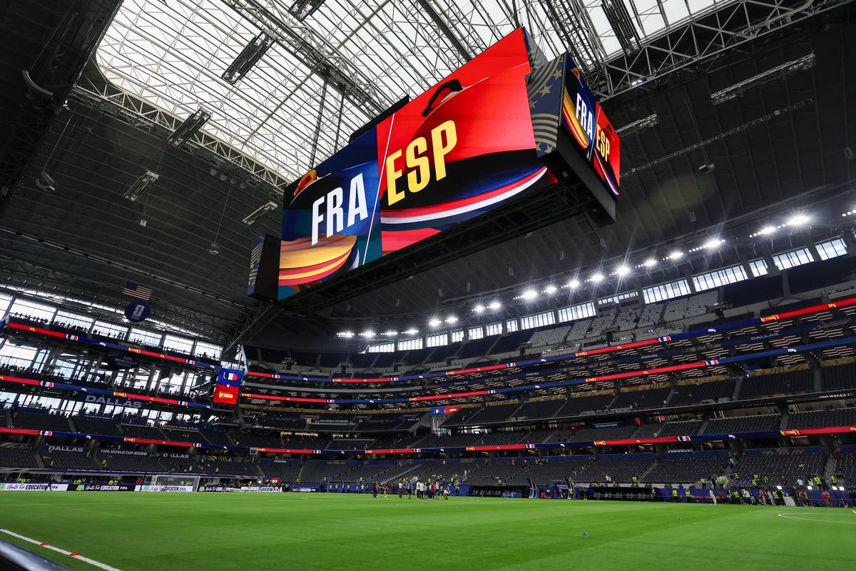 Imagini înainte de semifinala Spania - Franța de la CM 2026