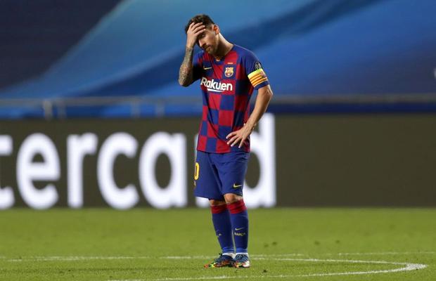 BARCELONA - BAYERN 2-8. FOTO Imaginile neputinței! Leo Messi, DĂRÂMAT după eșecul usturător din Champions League