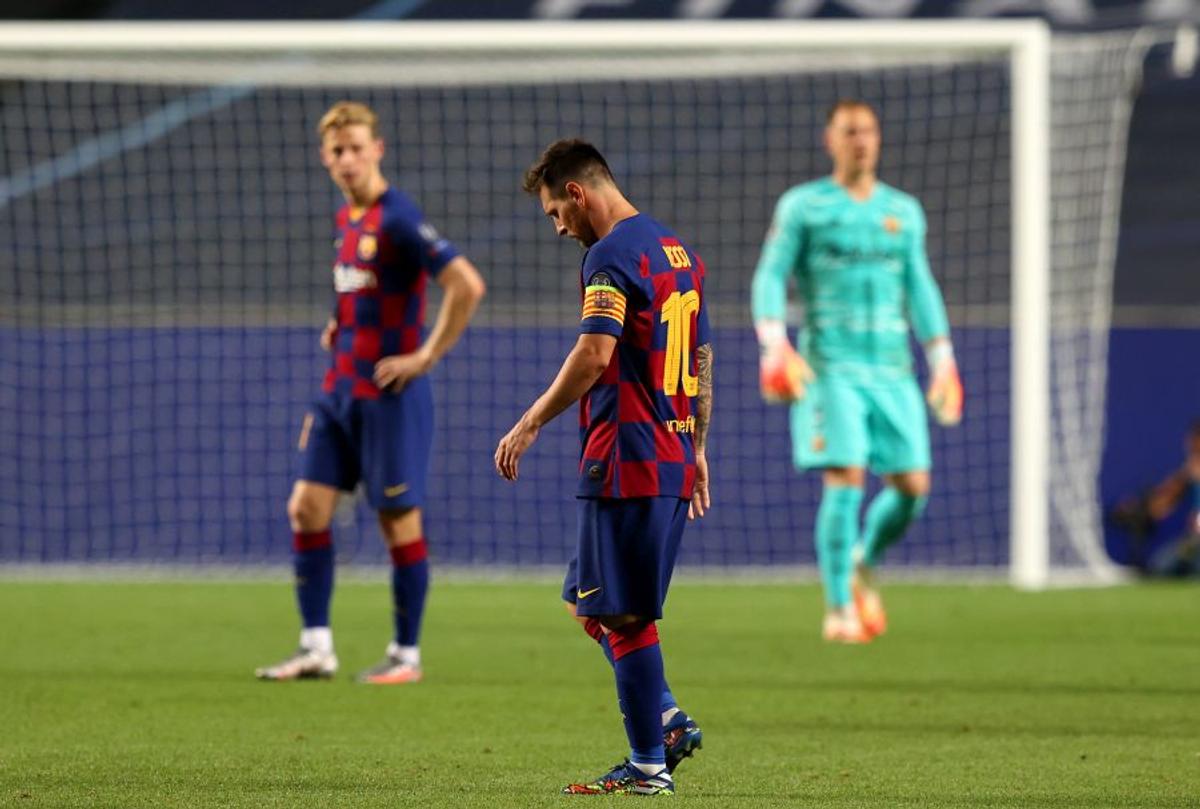 BARCELONA. Imaginea zdrobitoare cu Messi din vestiar, care face înconjurul presei spaniole