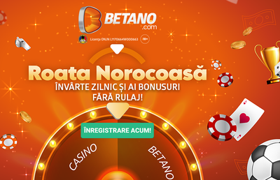Roata Norocoasă revine pe Betano! Învârte zilnic pentru Bonusuri fără condiții de rulaj
