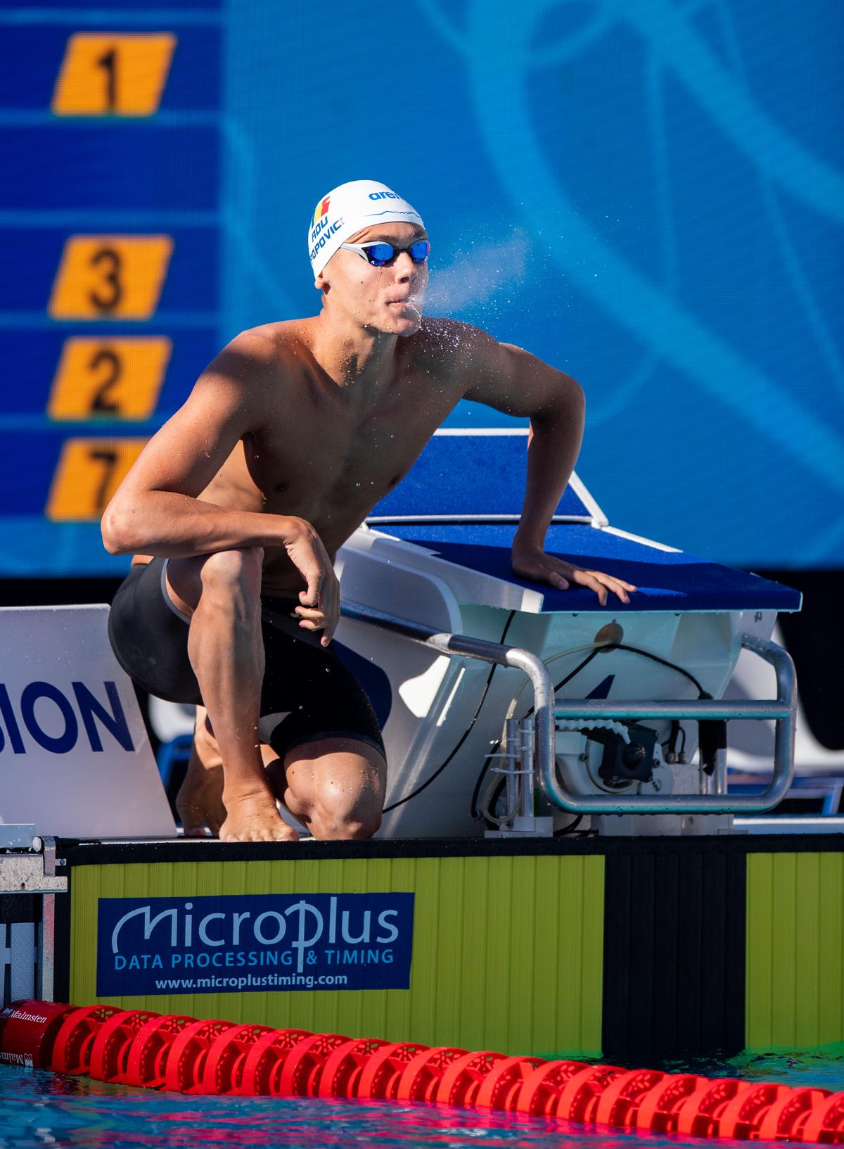 David Popovici, calificări la 200 de metri liber - Roma 2022