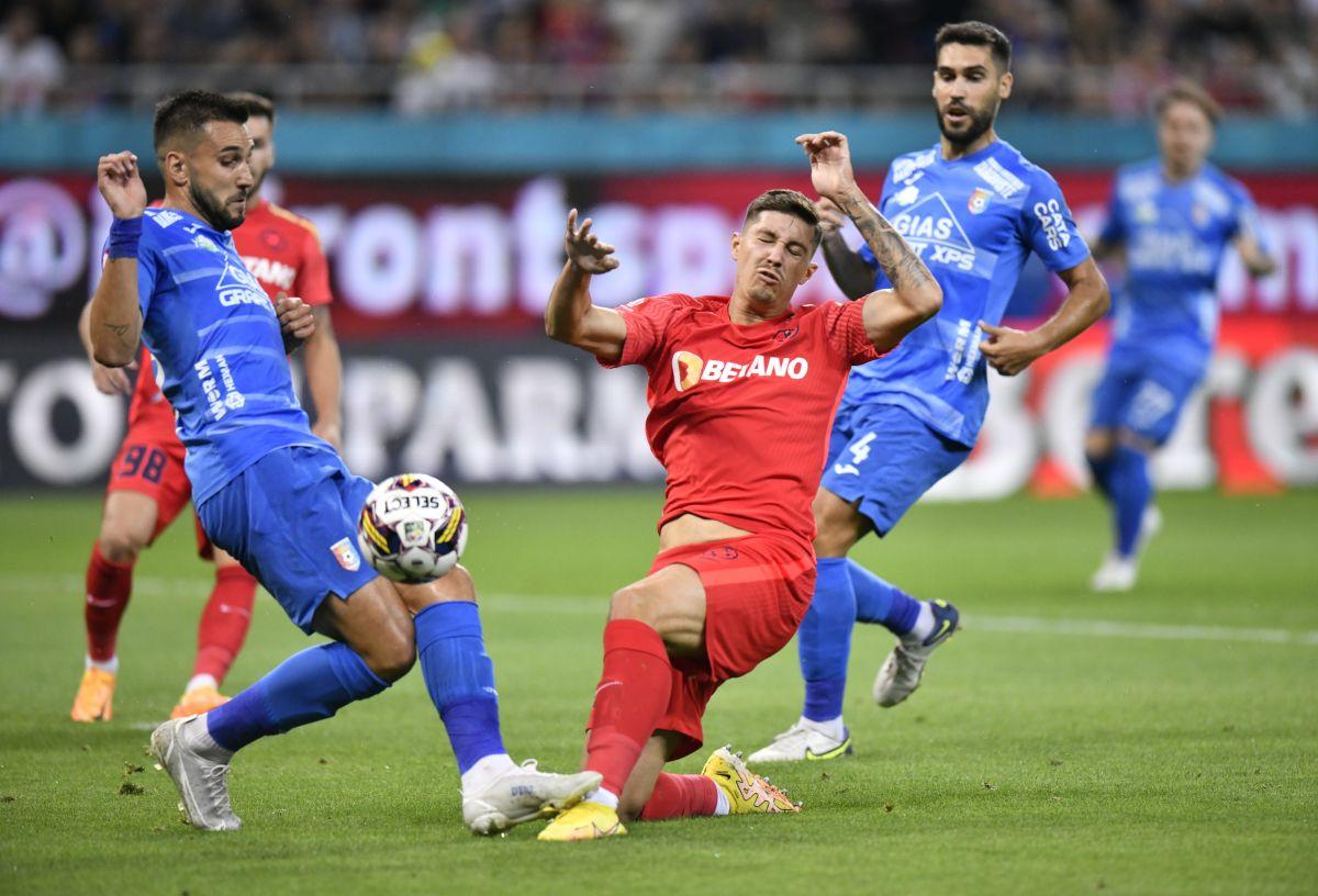 O repriză catastrofe, o repriză zmei! Roș-albaștrii au întors-o pe Chindia în 10 minute, pentru prima victorie a sezonului în Liga 1