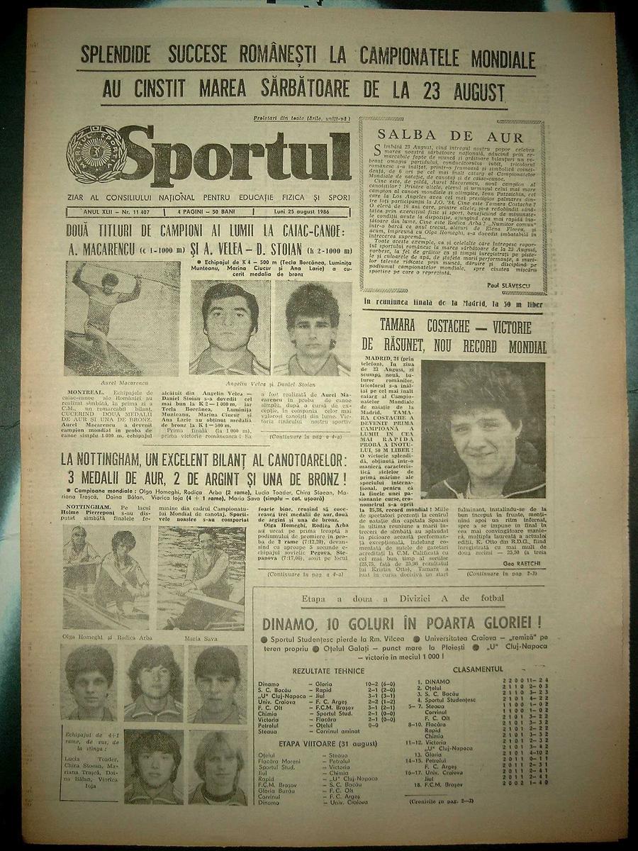 Înaintea lui David Popovici a fost Tamara Costache » Singura înotătoare din România care bătea recorduri mondiale în anii '80